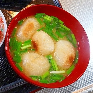 もち麩の味噌汁